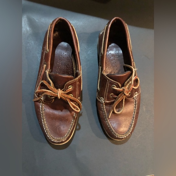 Vintage Dexter Leather Boat Shoes SZ 6.5 - Picture 3 of 7